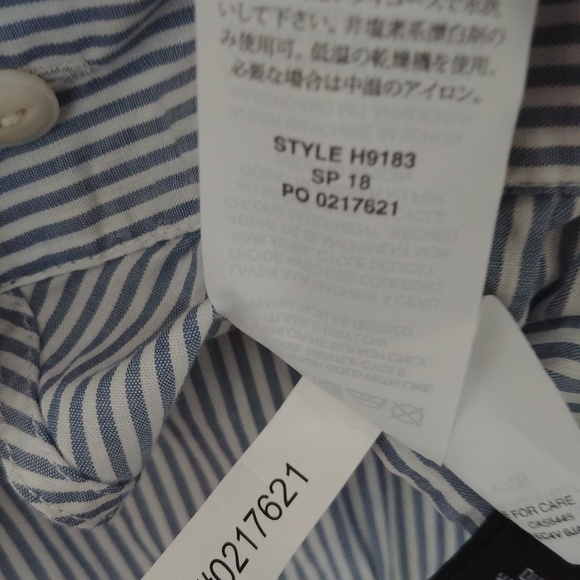 Madewell Wrap Top Indigo Stripe - Picture 5 of 6